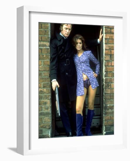 Get Carter, Michael Caine, Rosemarie Dunham, 1971-null-Framed Photo