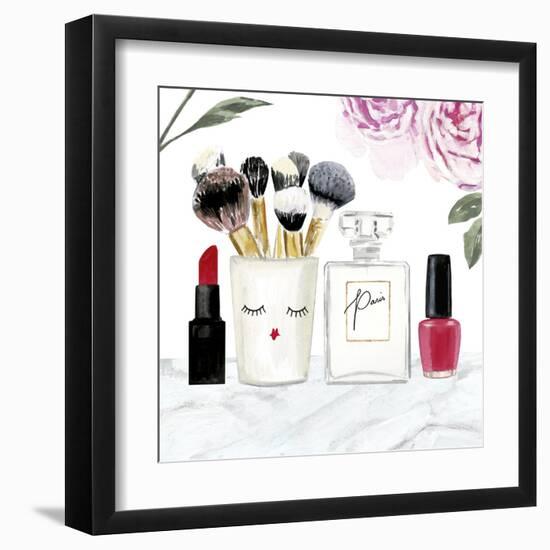 Get Glam X-Victoria Borges-Framed Art Print