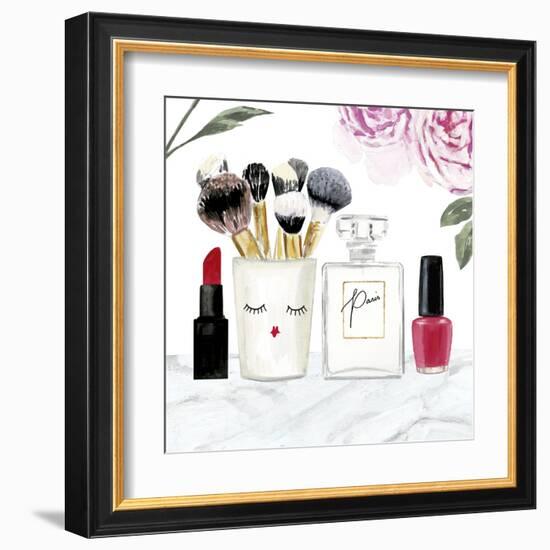 Get Glam X-Victoria Borges-Framed Art Print