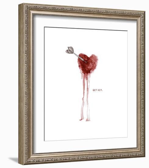 Get Hit-Urban Cricket-Framed Giclee Print