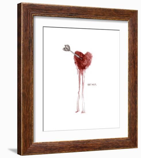 Get Hit-Urban Cricket-Framed Giclee Print