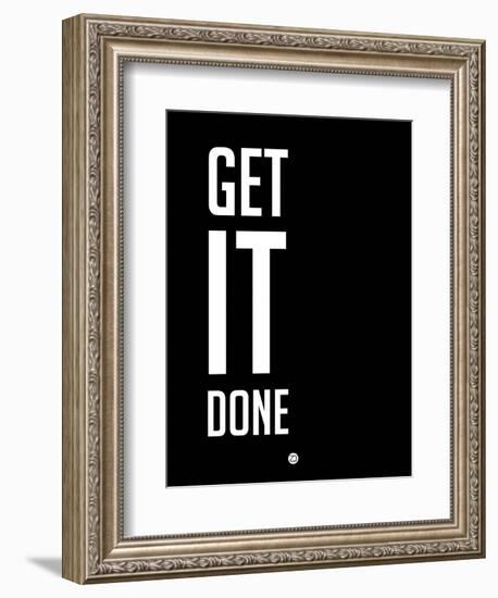 Get it Done Black-NaxArt-Framed Art Print