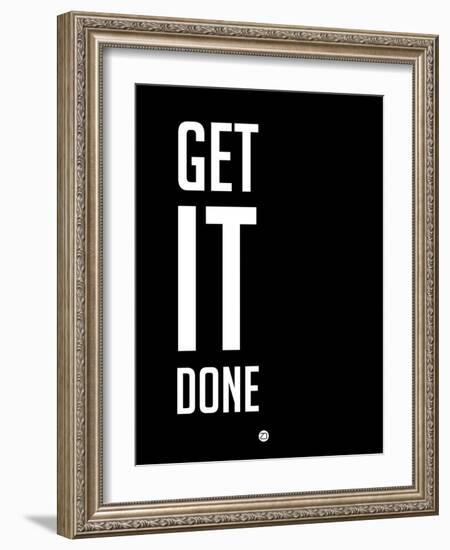 Get it Done Black-NaxArt-Framed Art Print