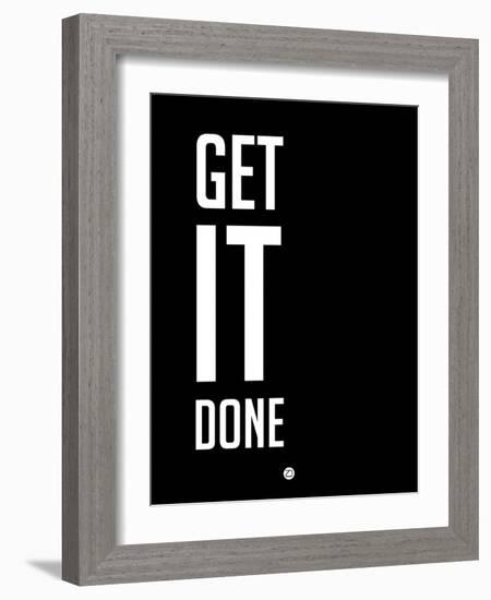 Get it Done Black-NaxArt-Framed Art Print