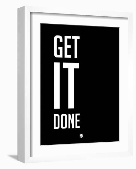 Get it Done Black-NaxArt-Framed Art Print