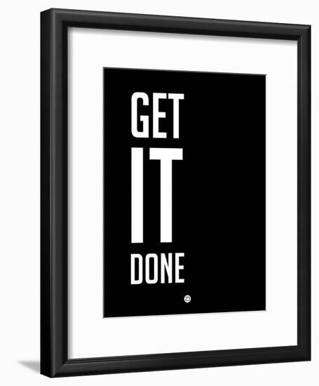 Get it Done Black-NaxArt-Framed Art Print