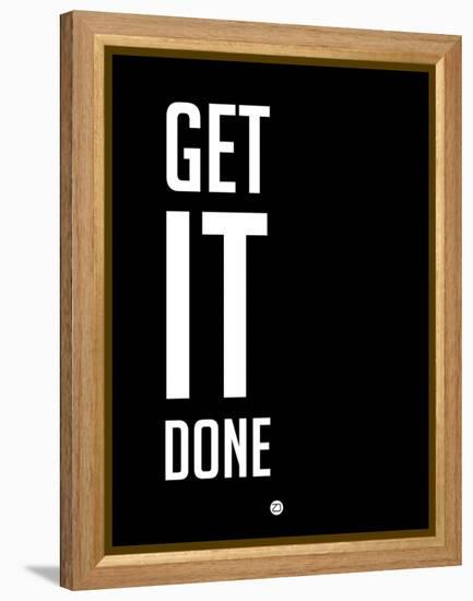 Get it Done Black-NaxArt-Framed Stretched Canvas