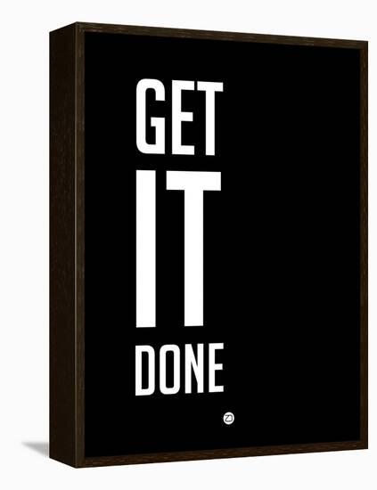 Get it Done Black-NaxArt-Framed Stretched Canvas