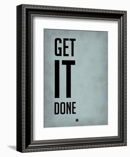 Get it Done Blue-NaxArt-Framed Art Print