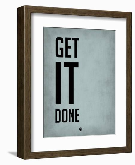 Get it Done Blue-NaxArt-Framed Premium Giclee Print