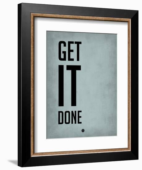 Get it Done Blue-NaxArt-Framed Premium Giclee Print