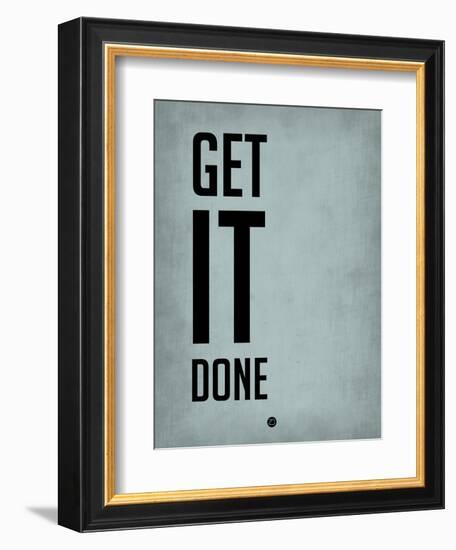 Get it Done Blue-NaxArt-Framed Premium Giclee Print