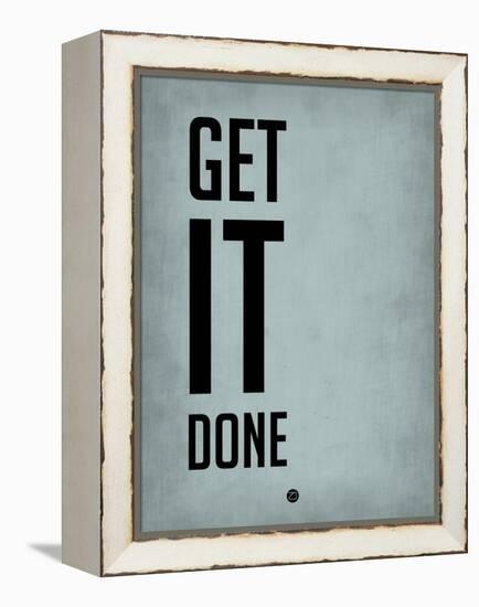 Get it Done Blue-NaxArt-Framed Stretched Canvas