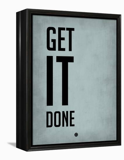 Get it Done Blue-NaxArt-Framed Stretched Canvas