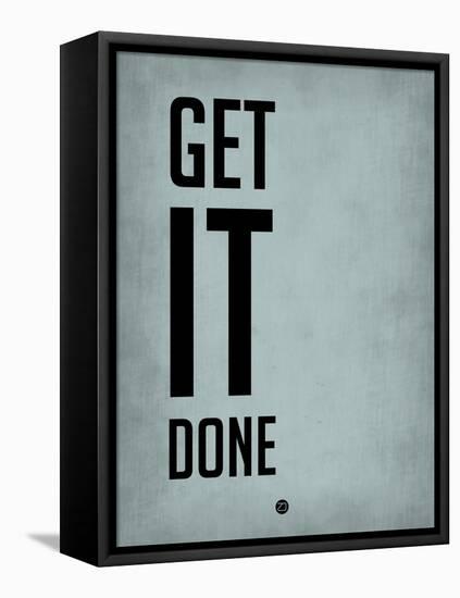 Get it Done Blue-NaxArt-Framed Stretched Canvas