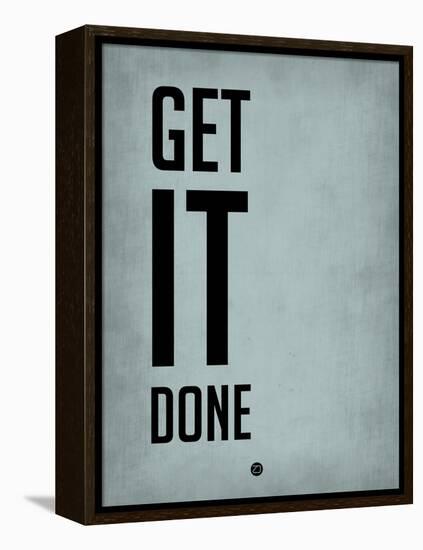 Get it Done Blue-NaxArt-Framed Stretched Canvas