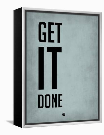 Get it Done Blue-NaxArt-Framed Stretched Canvas