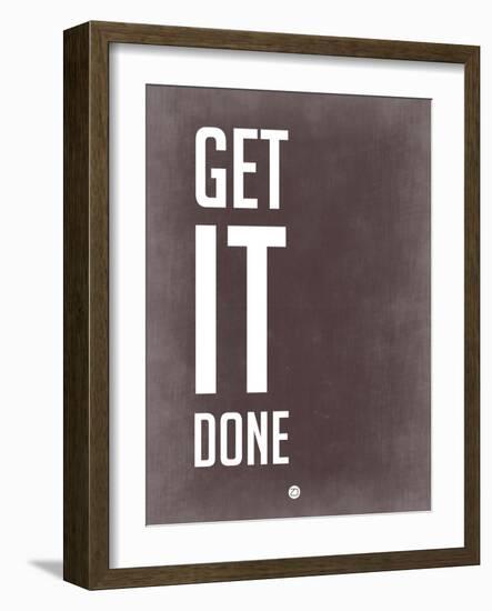 Get it Done Grey-NaxArt-Framed Art Print