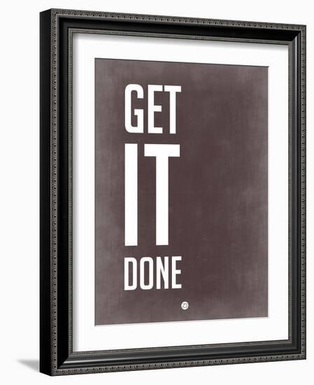 Get it Done Grey-NaxArt-Framed Art Print