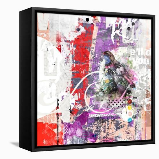 Get it On, 2015 (Collage on Canvas)-Teis Albers-Framed Premier Image Canvas