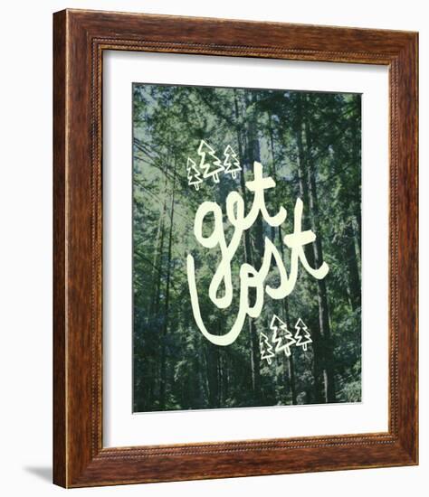 Get Lost Muir Woods-Leah Flores-Framed Giclee Print