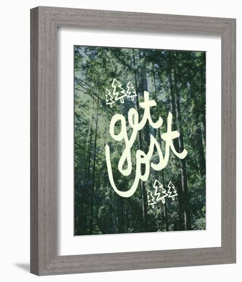 Get Lost Muir Woods-Leah Flores-Framed Giclee Print