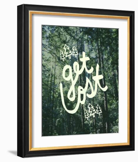 Get Lost Muir Woods-Leah Flores-Framed Giclee Print