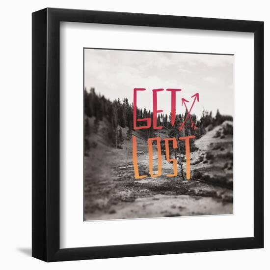 Get Lost Yellowstone II-Leah Flores-Framed Giclee Print