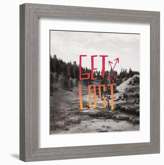 Get Lost Yellowstone II-Leah Flores-Framed Giclee Print