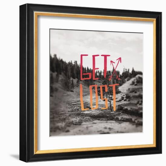 Get Lost Yellowstone II-Leah Flores-Framed Giclee Print