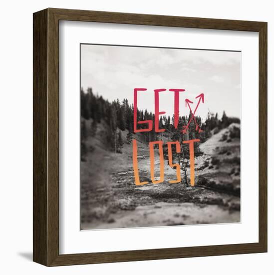 Get Lost Yellowstone II-Leah Flores-Framed Giclee Print