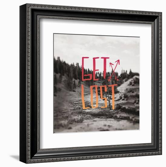 Get Lost Yellowstone II-Leah Flores-Framed Art Print