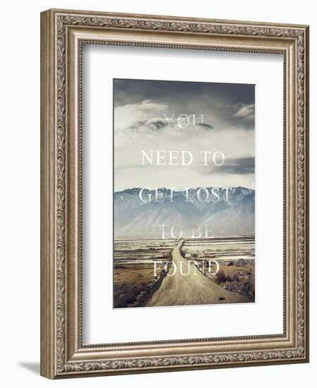 Get Lost-Design Fabrikken-Framed Premium Giclee Print