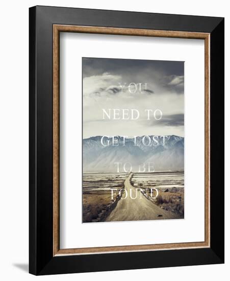 Get Lost-Design Fabrikken-Framed Premium Giclee Print