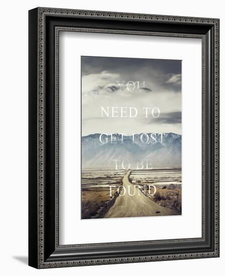 Get Lost-Design Fabrikken-Framed Premium Giclee Print