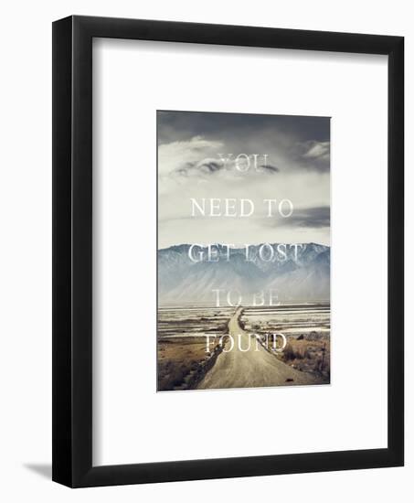 Get Lost-Design Fabrikken-Framed Premium Giclee Print