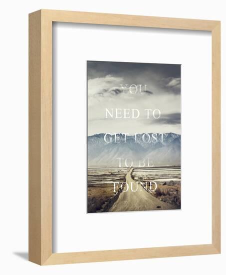 Get Lost-Design Fabrikken-Framed Premium Giclee Print