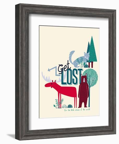 Get Lost-null-Framed Giclee Print