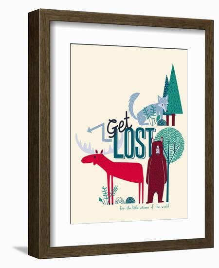 Get Lost-null-Framed Giclee Print