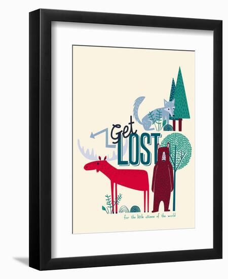 Get Lost--Framed Giclee Print