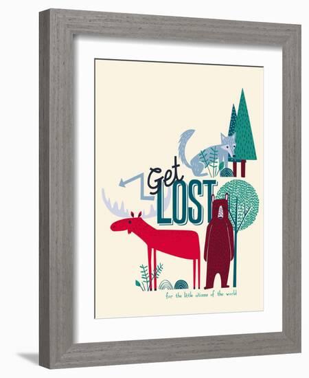 Get Lost-null-Framed Giclee Print
