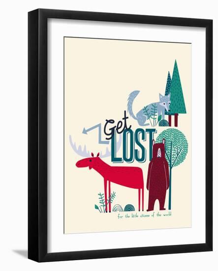 Get Lost-null-Framed Giclee Print