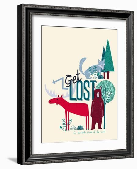 Get Lost-null-Framed Giclee Print