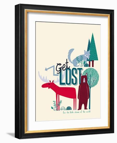 Get Lost-null-Framed Giclee Print