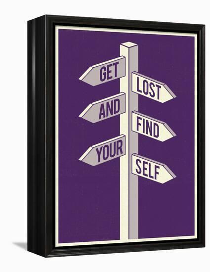 Get Lost-Dale Edwin Murray-Framed Premier Image Canvas