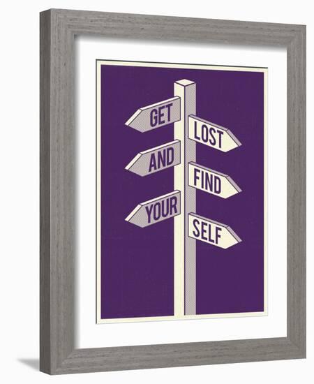 Get Lost-Dale Edwin Murray-Framed Giclee Print