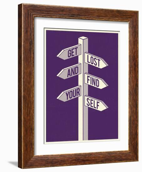 Get Lost-Dale Edwin Murray-Framed Giclee Print