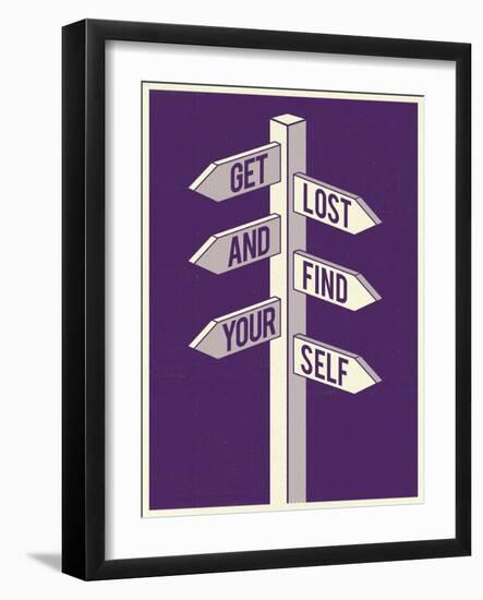 Get Lost-Dale Edwin Murray-Framed Giclee Print