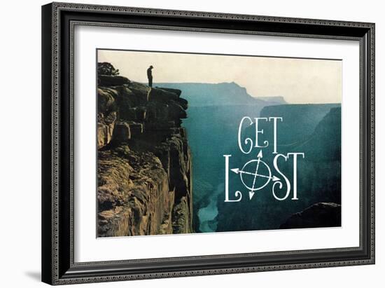 Get Lost-The Saturday Evening Post-Framed Premium Giclee Print