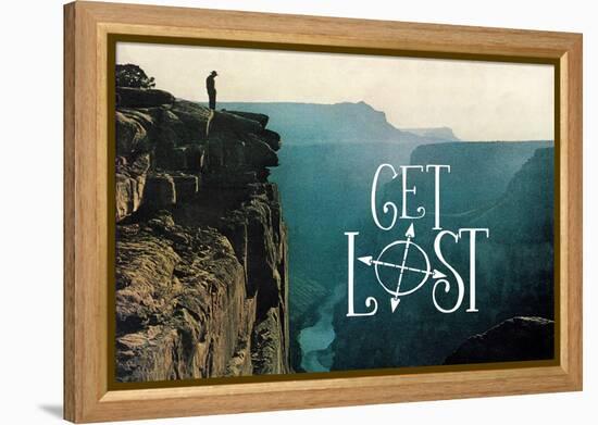 Get Lost-The Saturday Evening Post-Framed Premier Image Canvas